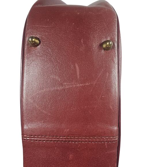 Etienne Aigner Vintage Cordovan Leather Over-the-Shoulder Handbag - Picture 9 of 14